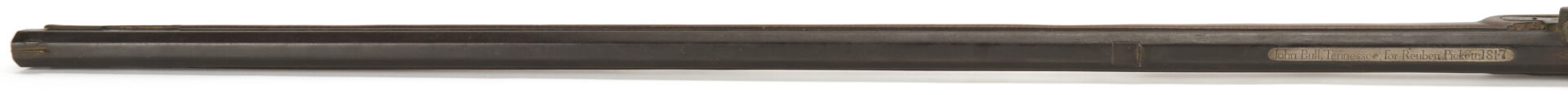 Lot 519: 1817 Full Stock Black Powder Rifle w/ John Bull Barrel