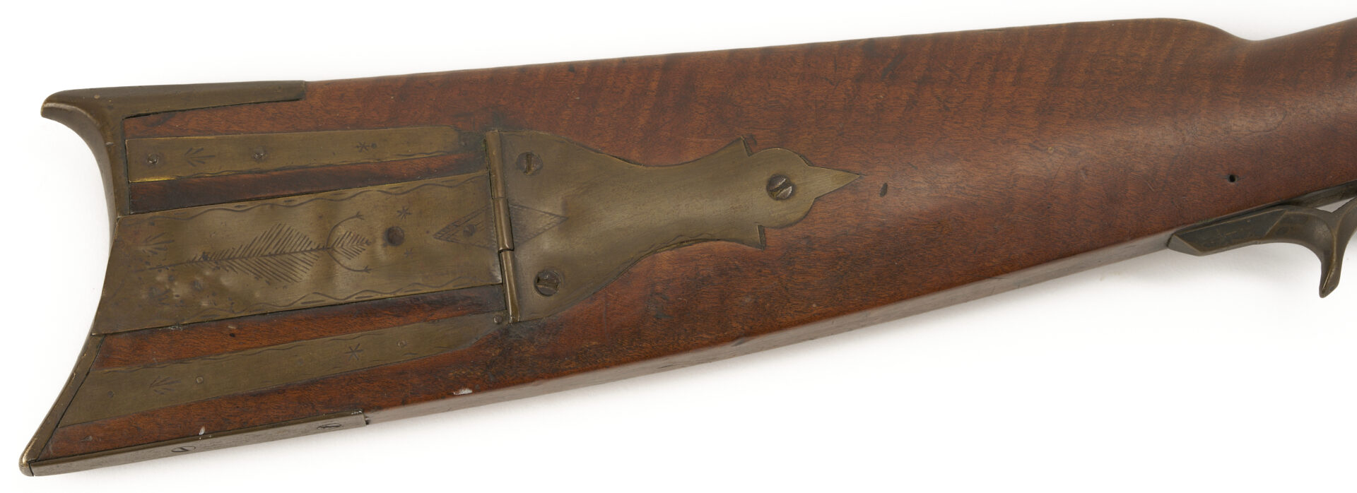 Lot 519: 1817 Full Stock Black Powder Rifle w/ John Bull Barrel