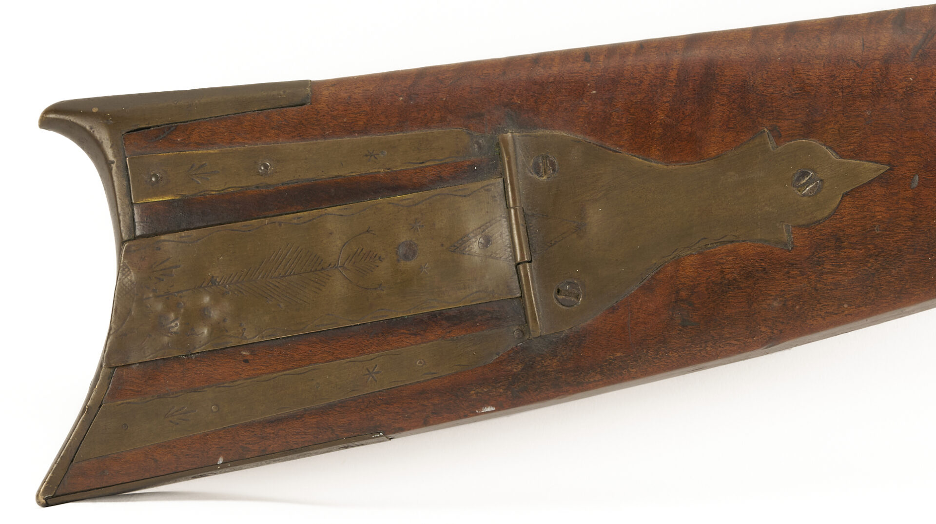 Lot 519: 1817 Full Stock Black Powder Rifle w/ John Bull Barrel