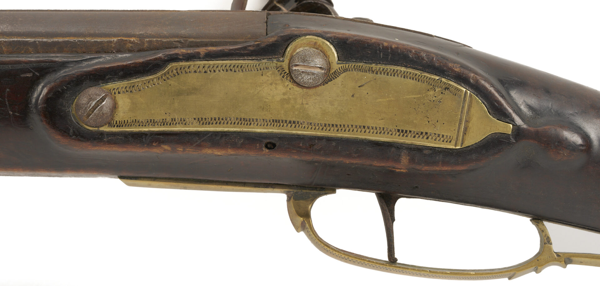 Lot 520: Ketland Flintlock Full Stock Long Rifle