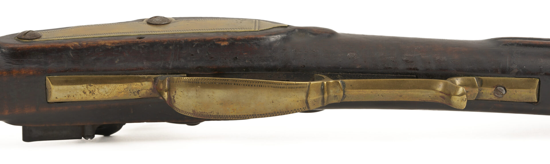 Lot 520: Ketland Flintlock Full Stock Long Rifle
