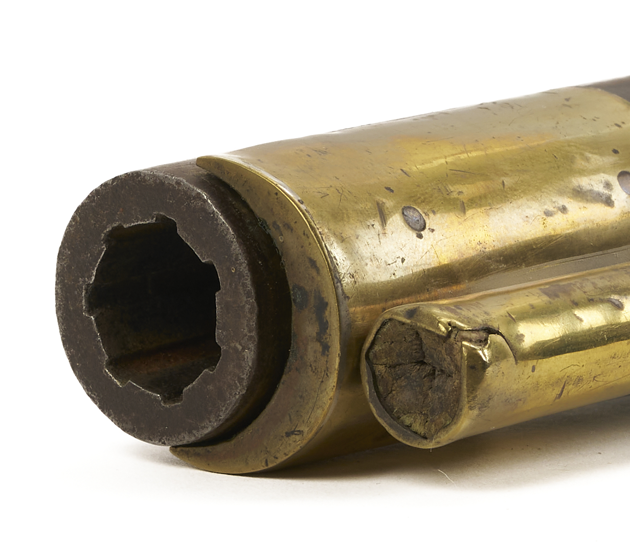 Lot 520: Ketland Flintlock Full Stock Long Rifle