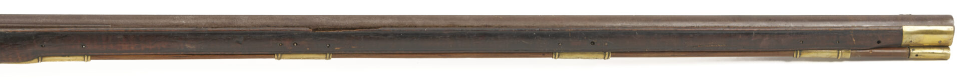 Lot 520: Ketland Flintlock Full Stock Long Rifle