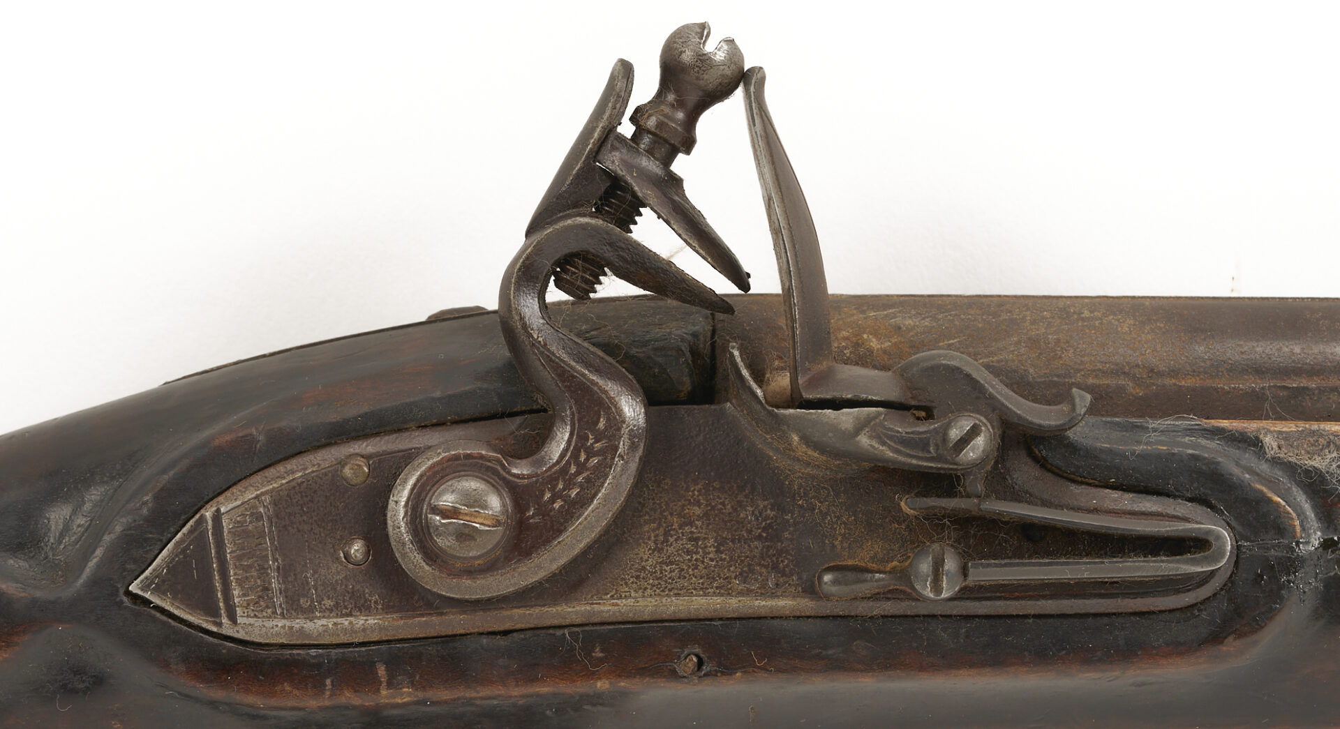 Lot 520: Ketland Flintlock Full Stock Long Rifle