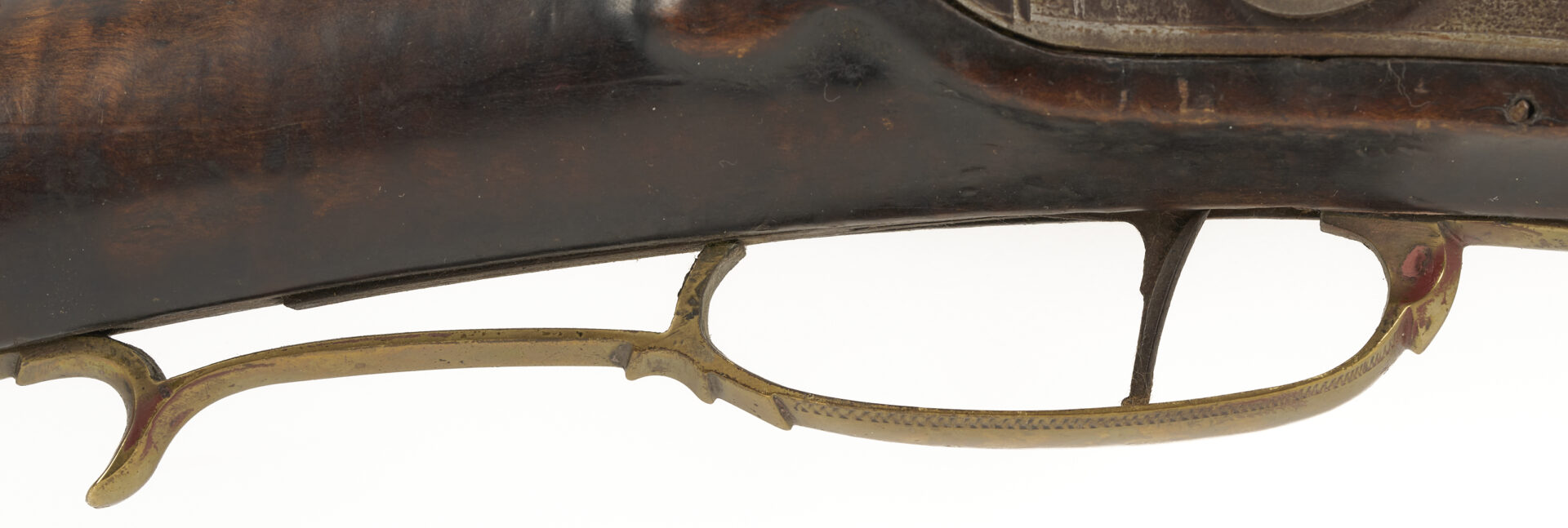 Lot 520: Ketland Flintlock Full Stock Long Rifle