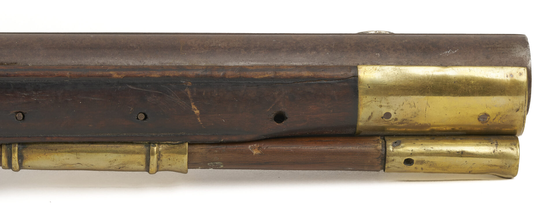 Lot 520: Ketland Flintlock Full Stock Long Rifle