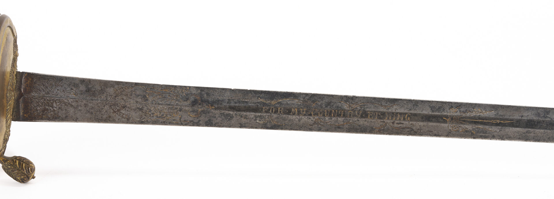 Lot 521: British Pattern 1796 Officer’s Dress Sword, Thomas Read & Co., Dublin