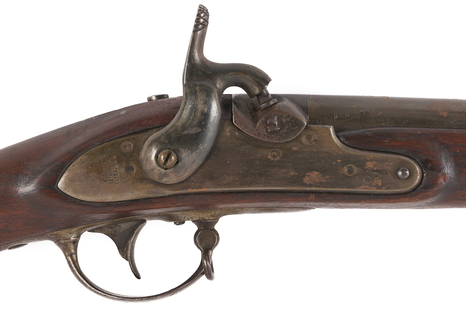 Lot 522: 1839 Springfield Model 1816 Musket w/ Bayonet