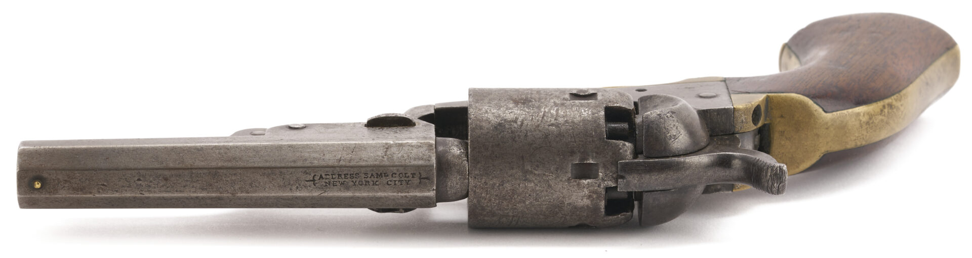 Lot 523: Colt Model 1849 Pocket Revolver, 4″ Barrel, 1853