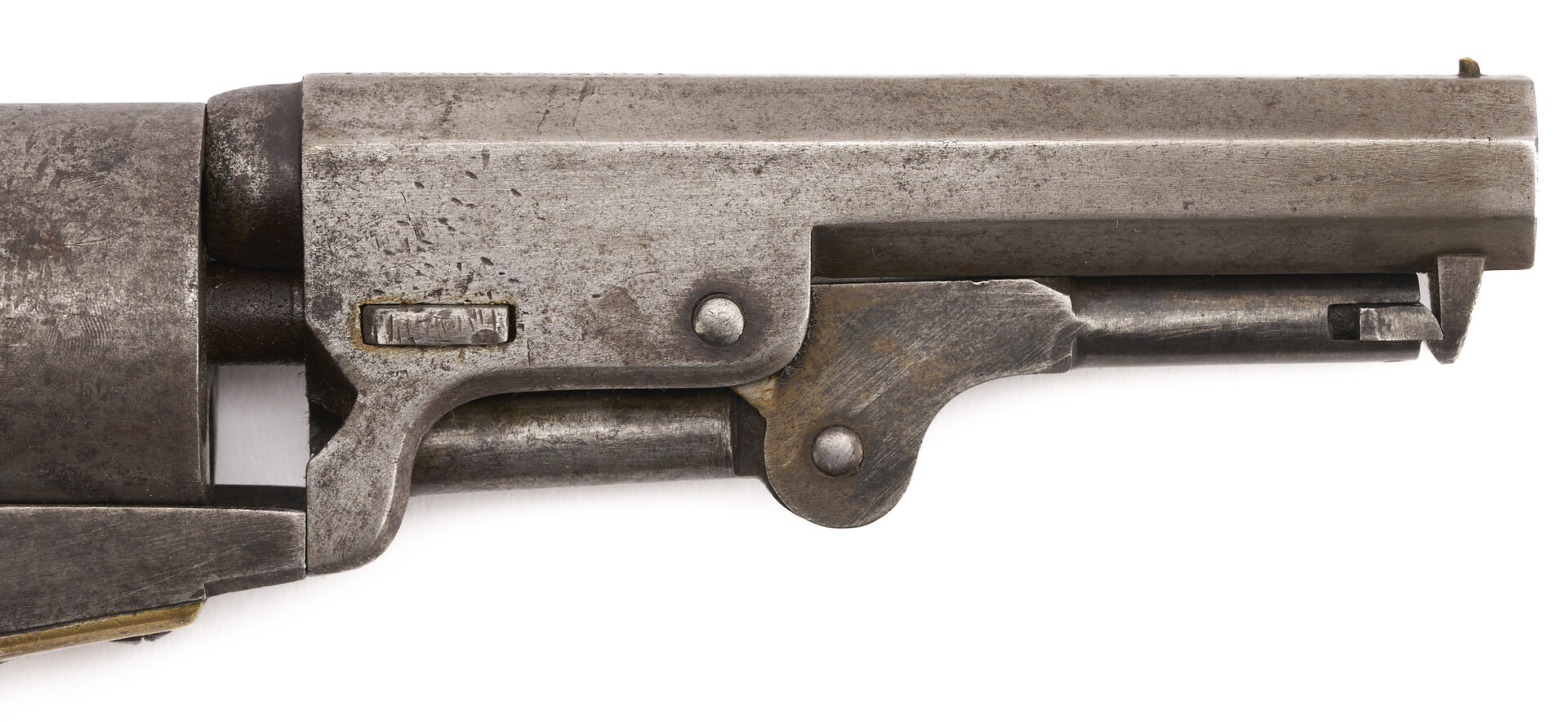 Lot 523: Colt Model 1849 Pocket Revolver, 4″ Barrel, 1853
