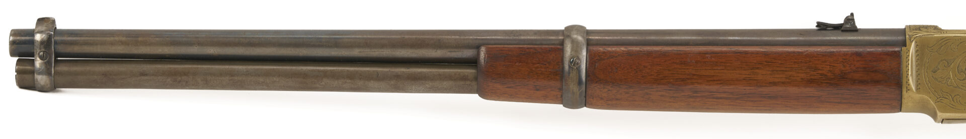 Lot 525: Winchester Model 1866 Engraved Saddle Ring Carbine