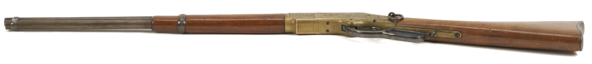 Lot 525: Winchester Model 1866 Engraved Saddle Ring Carbine