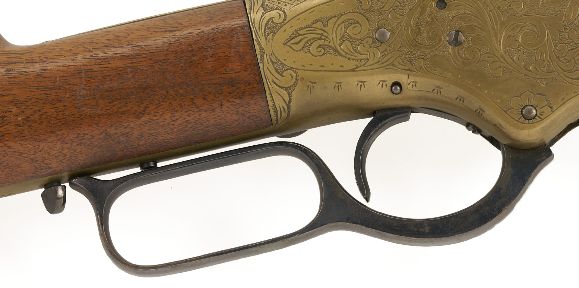 Lot 525: Winchester Model 1866 Engraved Saddle Ring Carbine