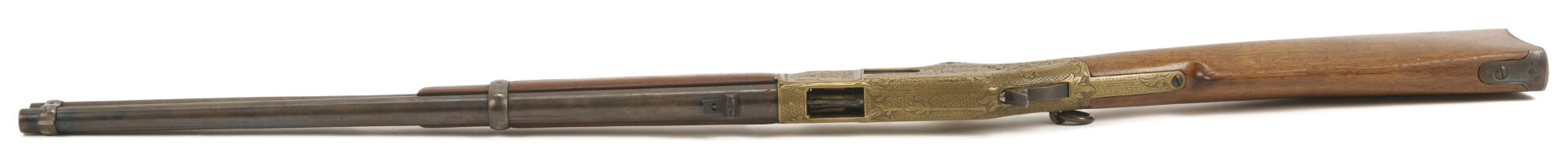 Lot 525: Winchester Model 1866 Engraved Saddle Ring Carbine