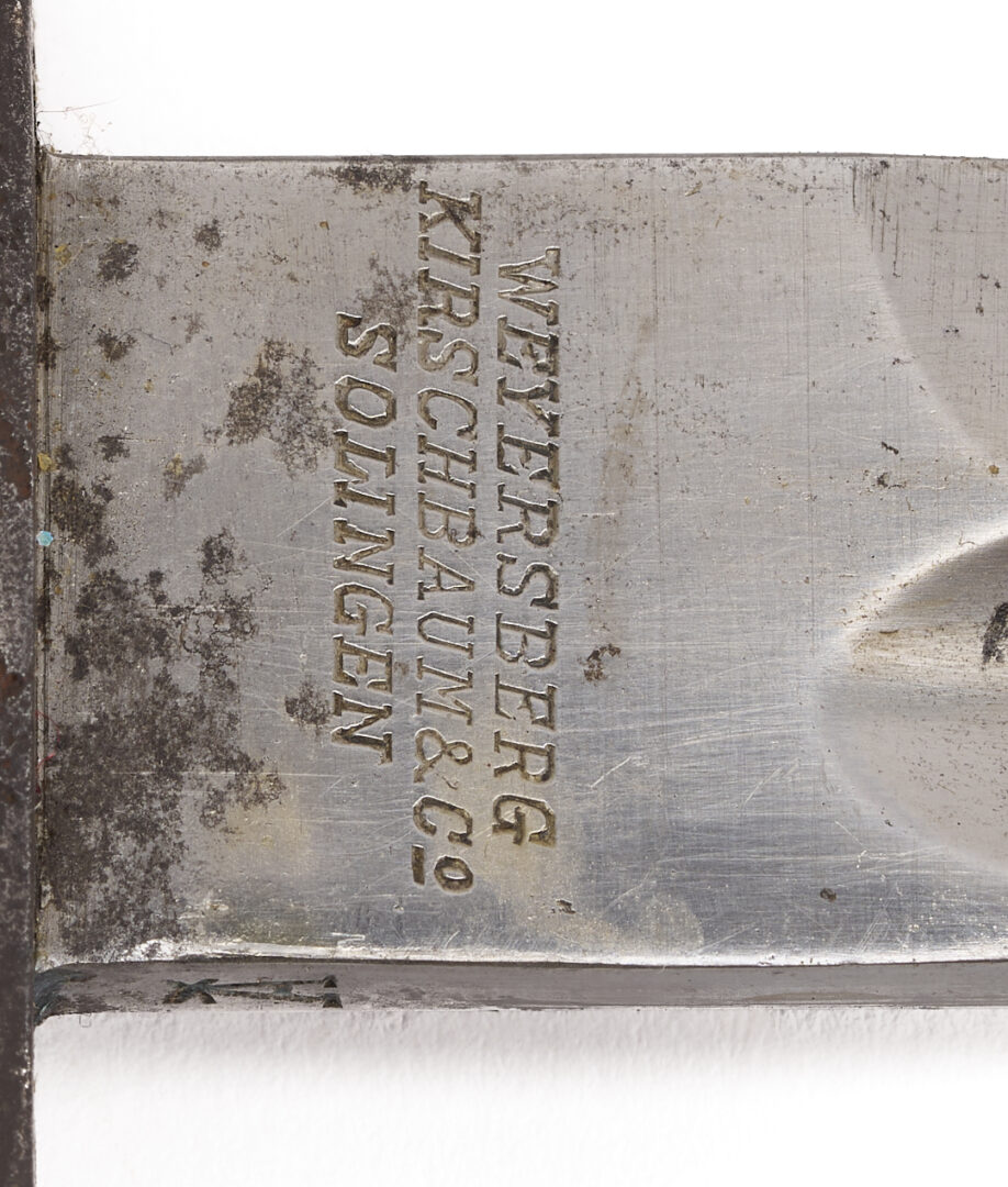 Lot 529: 3 Argentinian Bladed Weapons: Sword, Machete, & Bayonet