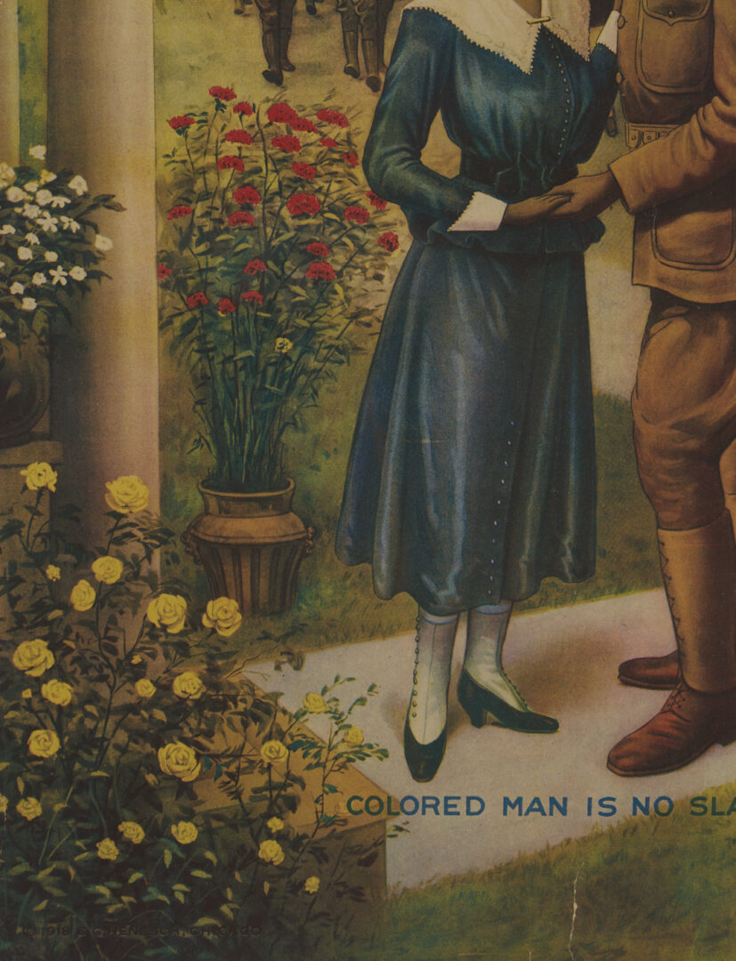 Lot 531: 2 World War I Posters, Our Colored Fighters and No Slacker