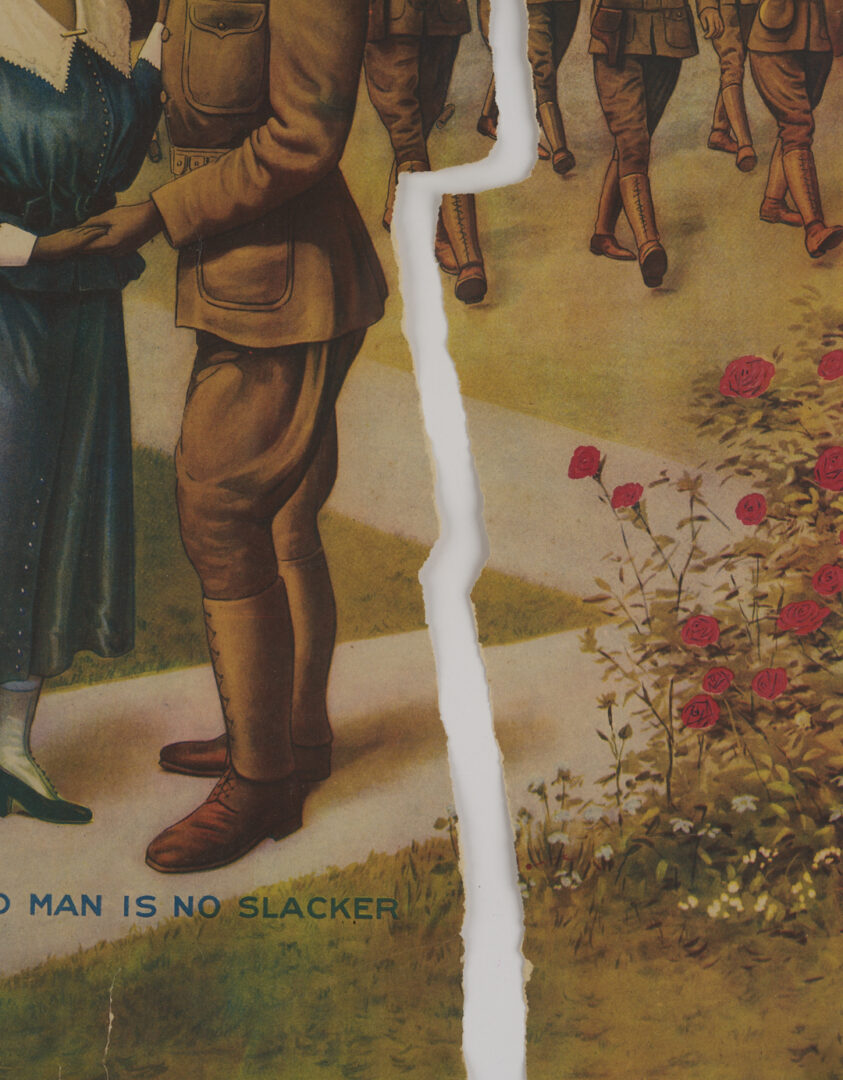 Lot 531: 2 World War I Posters, Our Colored Fighters and No Slacker