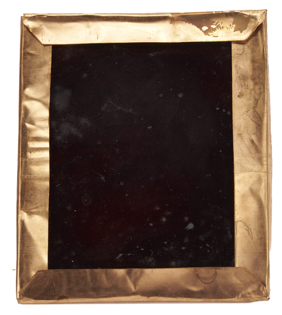 Lot 535: Tintype of Soldier w/ Springfield Rifle, 52nd KY