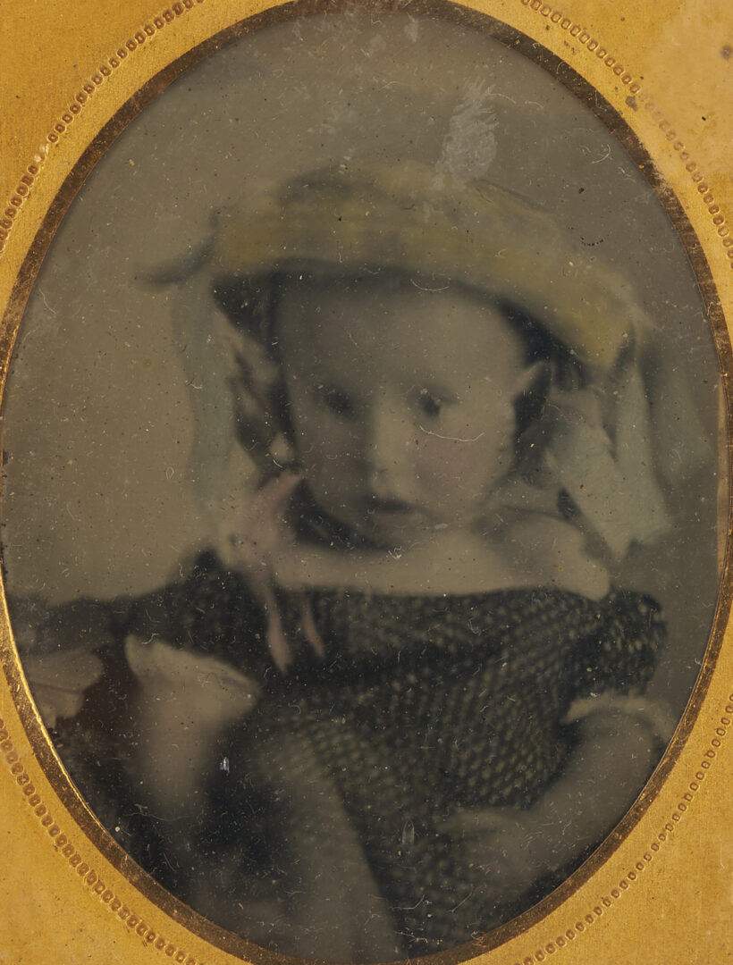 Lot 537: Rare Civil War Ambrotype, 19th GA Infantry with Johnson Family of GA