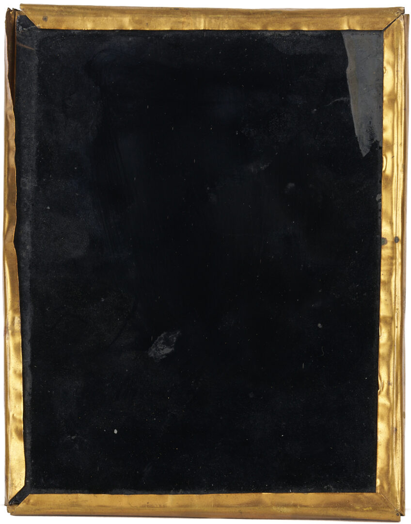 Lot 537: Rare Civil War Ambrotype, 19th GA Infantry with Johnson Family of GA