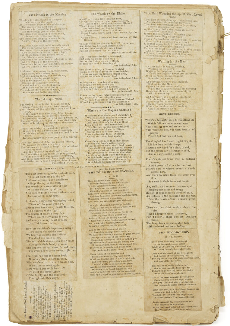 Lot 538: Coweta Georgia Plantation Journal, J.H. Johnson Family