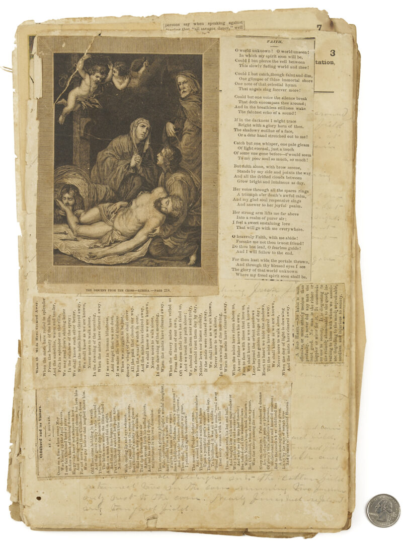 Lot 538: Coweta Georgia Plantation Journal, J.H. Johnson Family