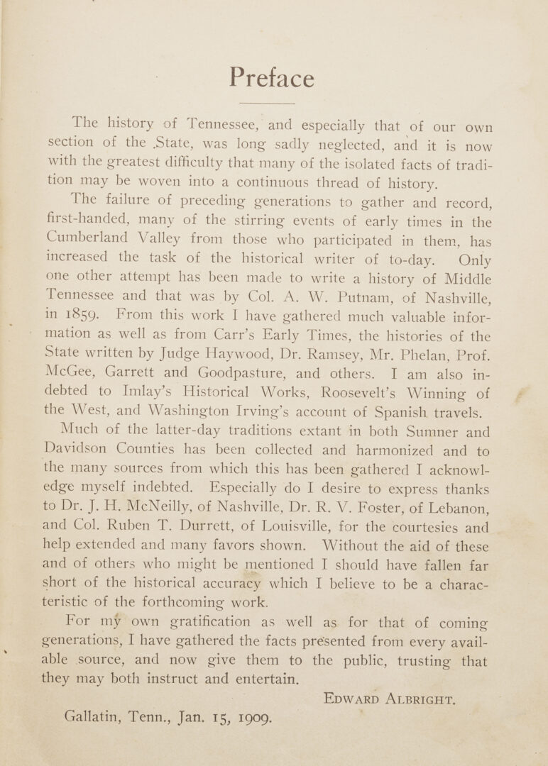 Lot 539: 6 Books on Tennessee, Confederate History; Nashville Publishers