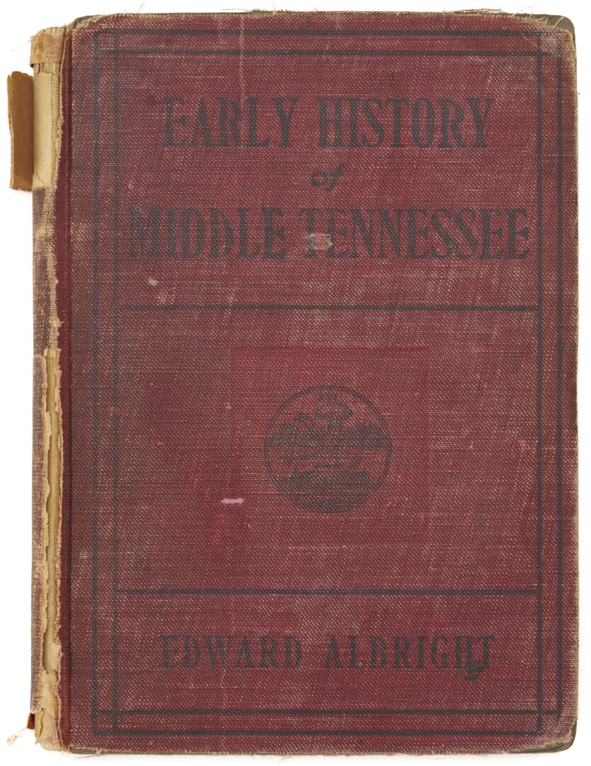 Lot 539: 6 Books on Tennessee, Confederate History; Nashville Publishers