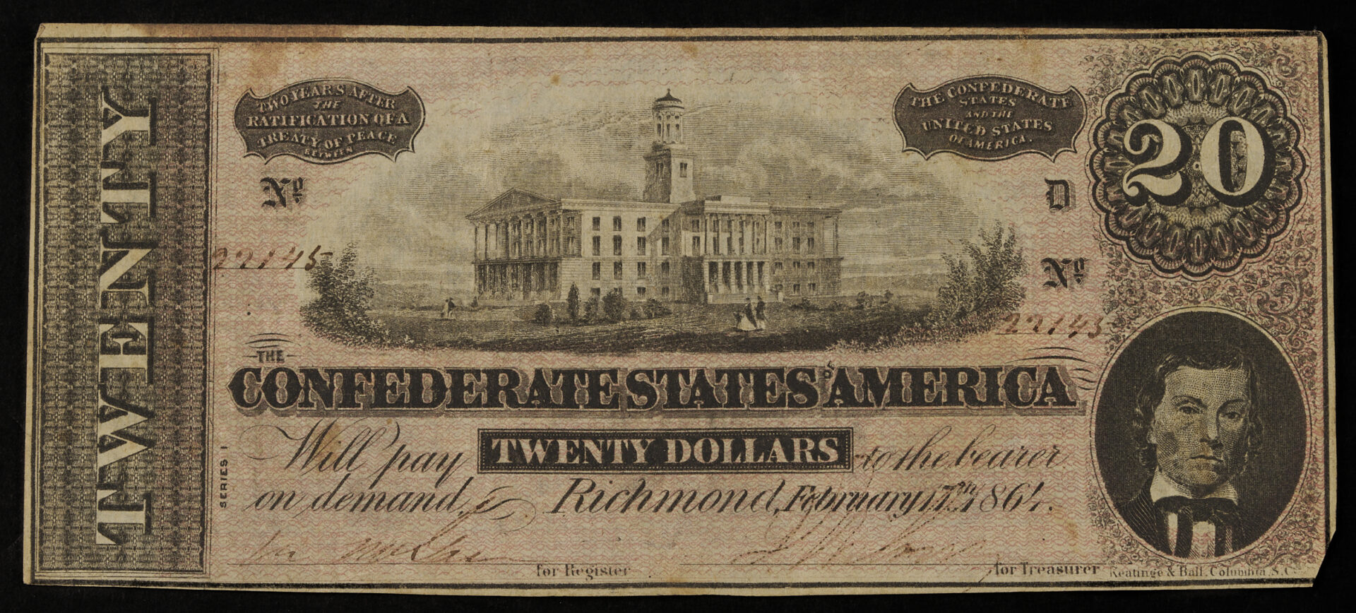 Lot 540: Civil War Tintype plus 10 pcs. CSA Currency & 5 Additional Bills