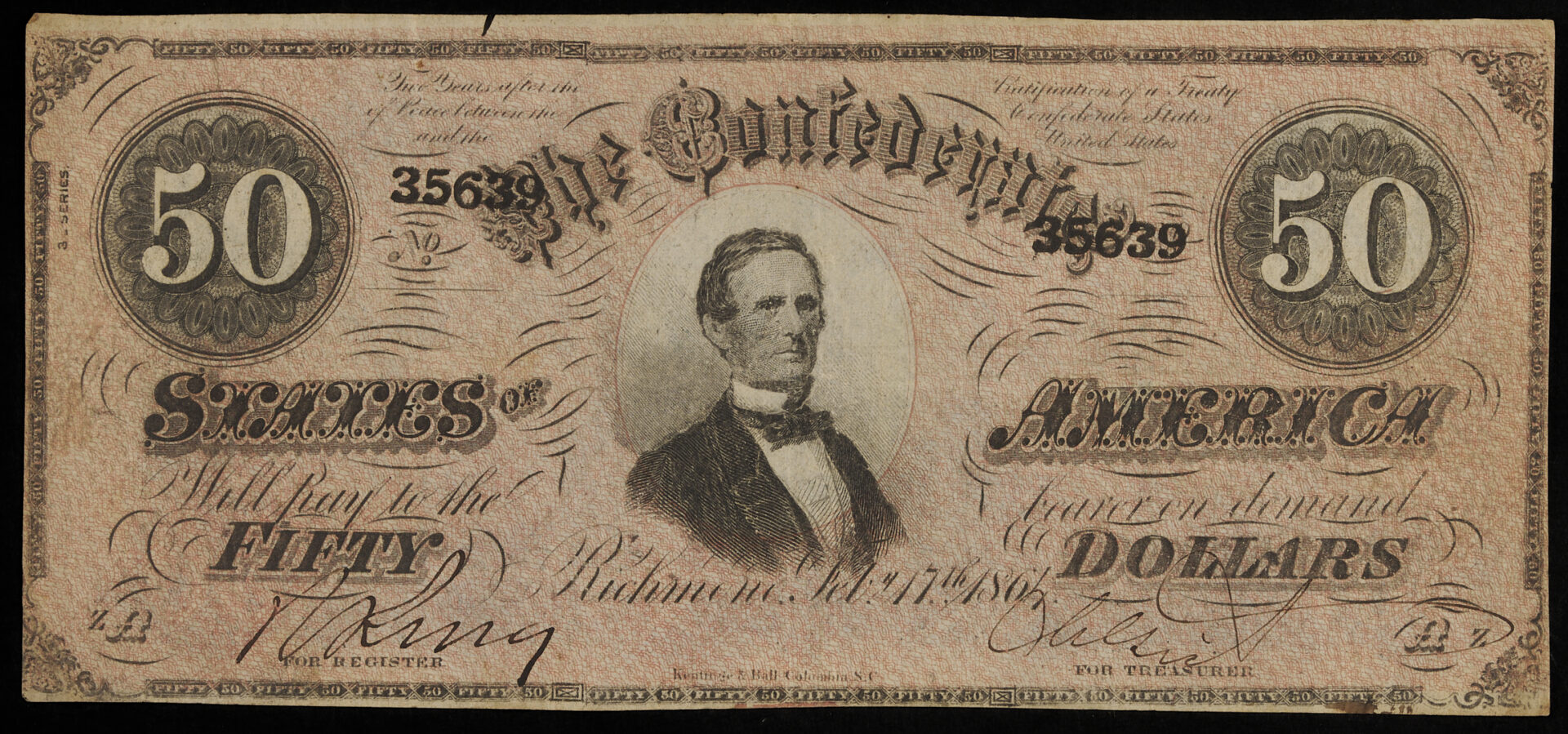 Lot 540: Civil War Tintype plus 10 pcs. CSA Currency & 5 Additional Bills