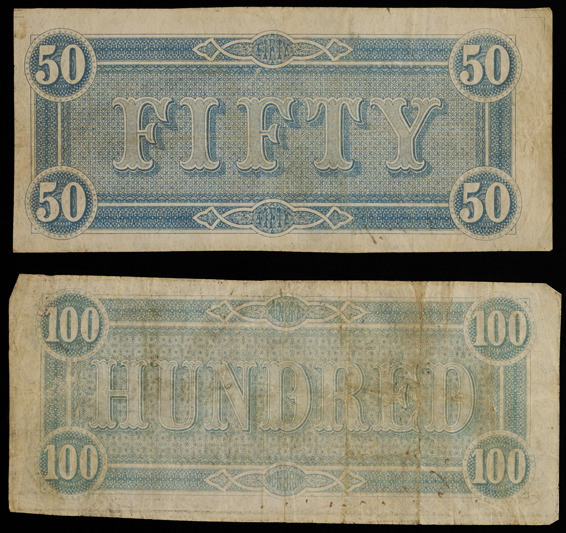 Lot 540: Civil War Tintype plus 10 pcs. CSA Currency & 5 Additional Bills