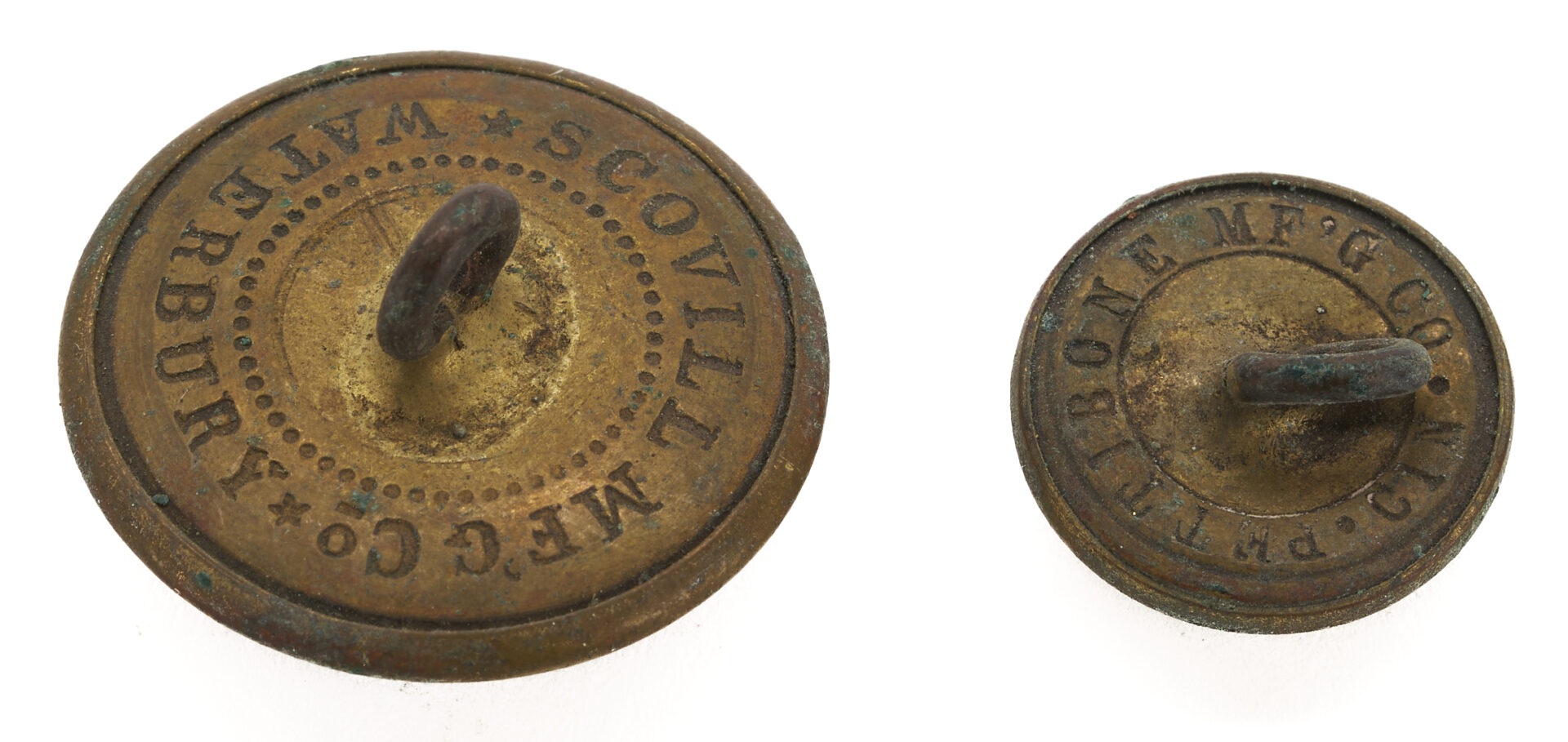 Lot 541: 23 Military Buttons, incl. Confederate; plus 2 CSA Paper Currency Items
