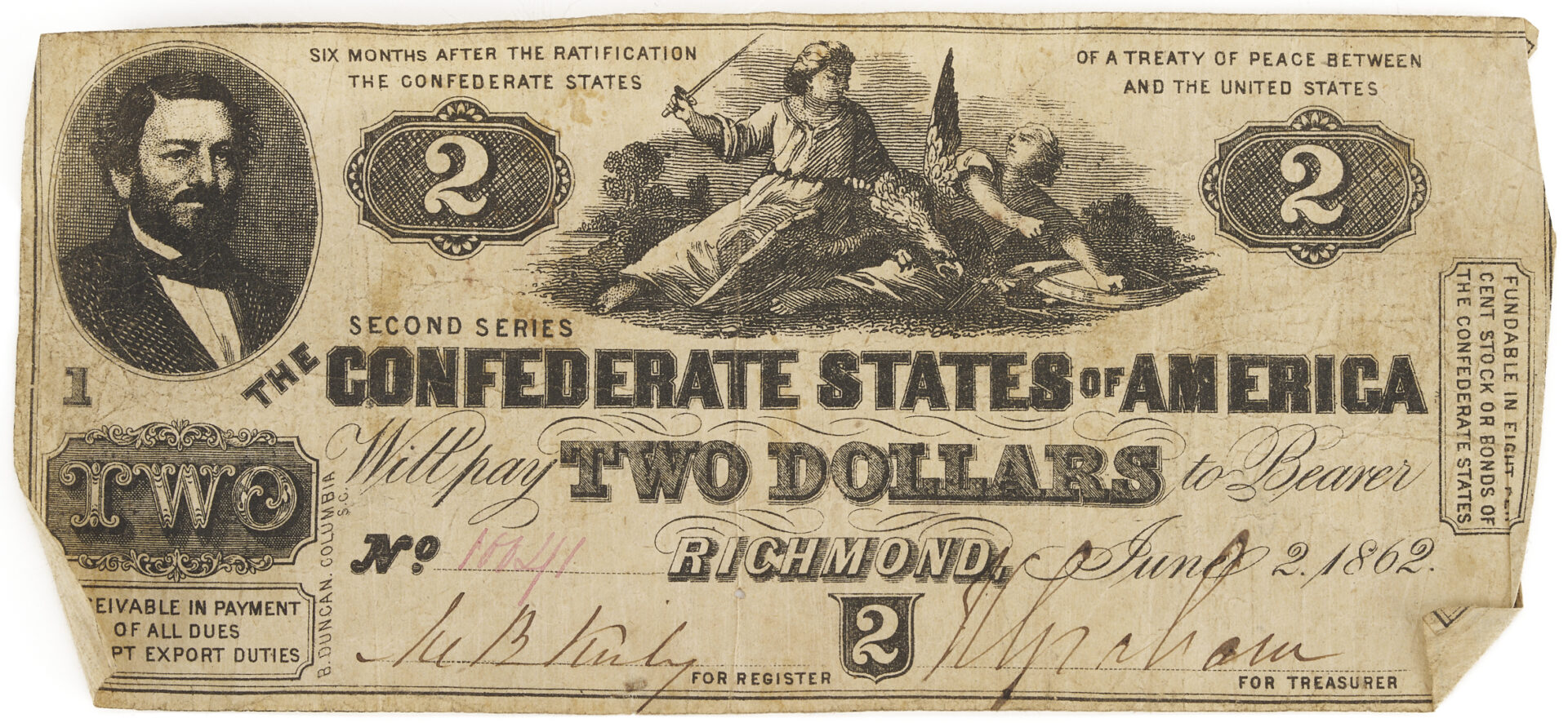 Lot 541: 23 Military Buttons, incl. Confederate; plus 2 CSA Paper Currency Items