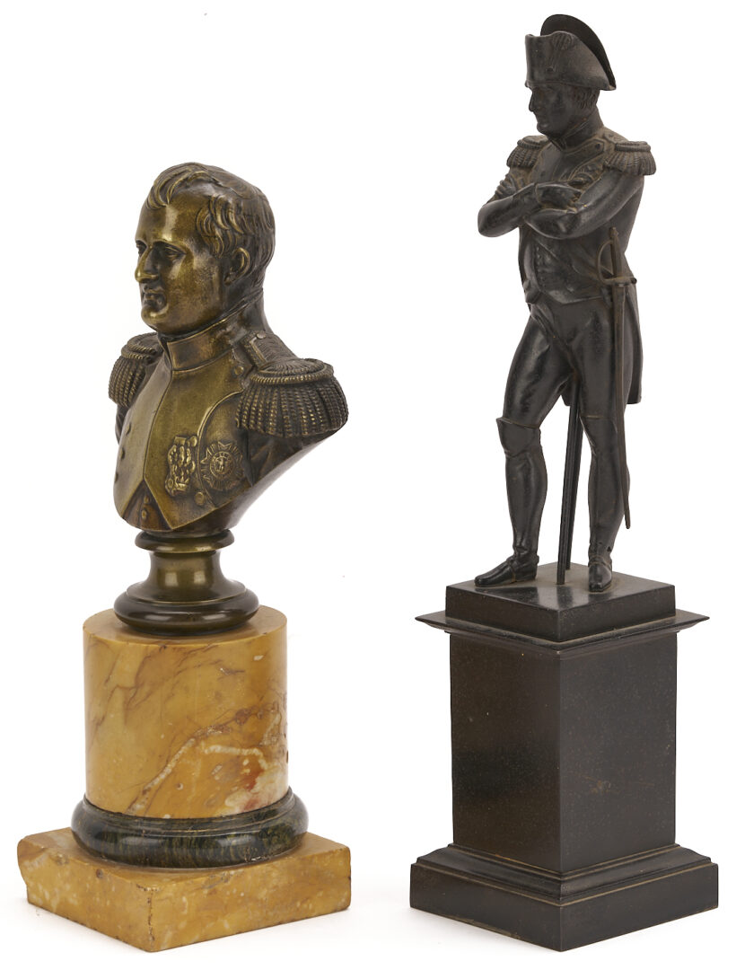 Lot 543: 3 Grand Tour Napoleon Figures