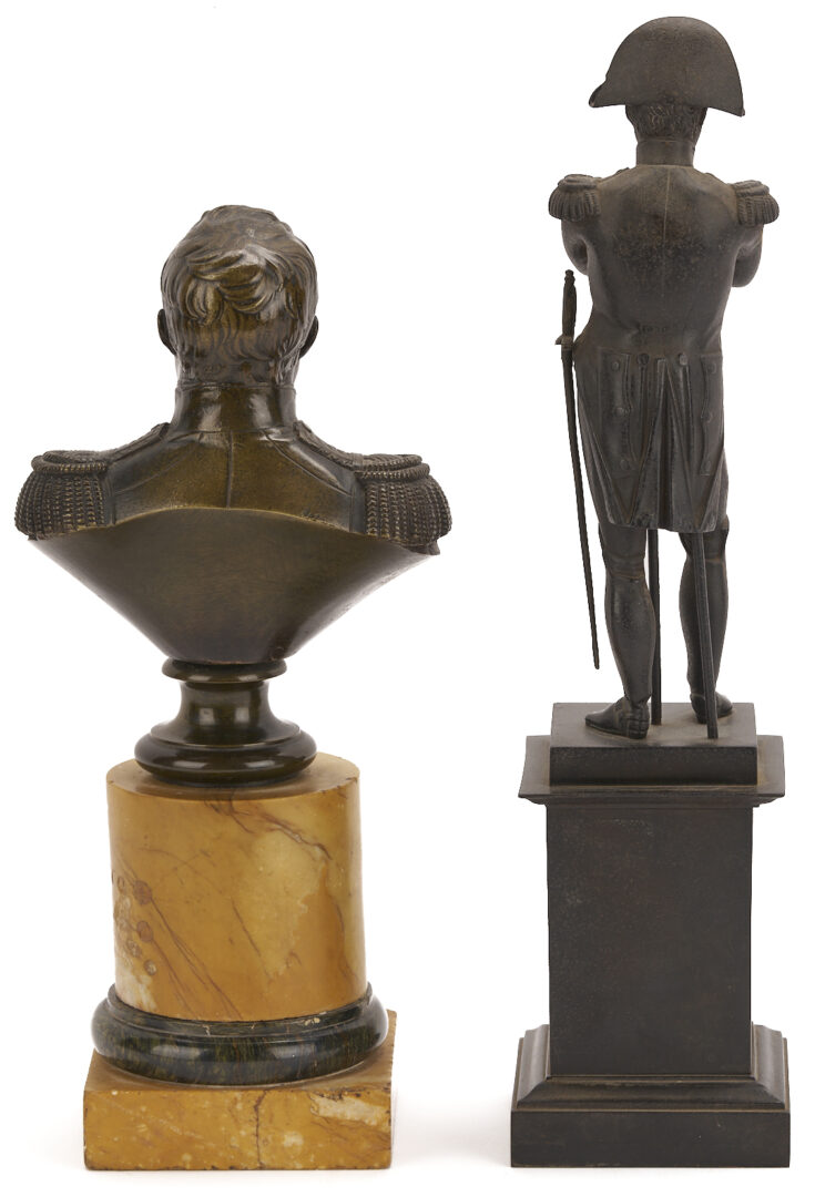 Lot 543: 3 Grand Tour Napoleon Figures