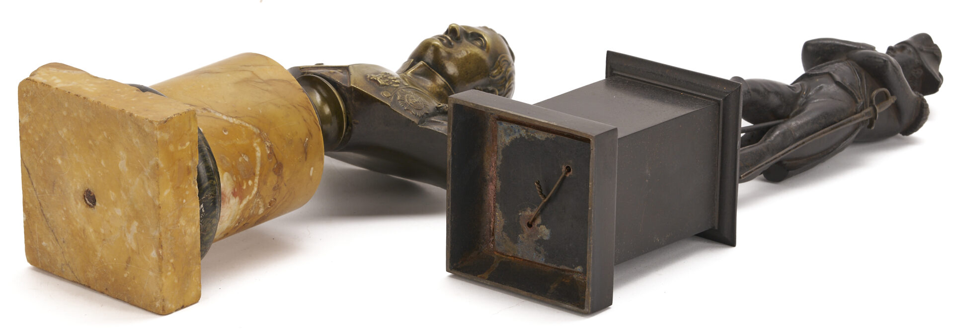 Lot 543: 3 Grand Tour Napoleon Figures