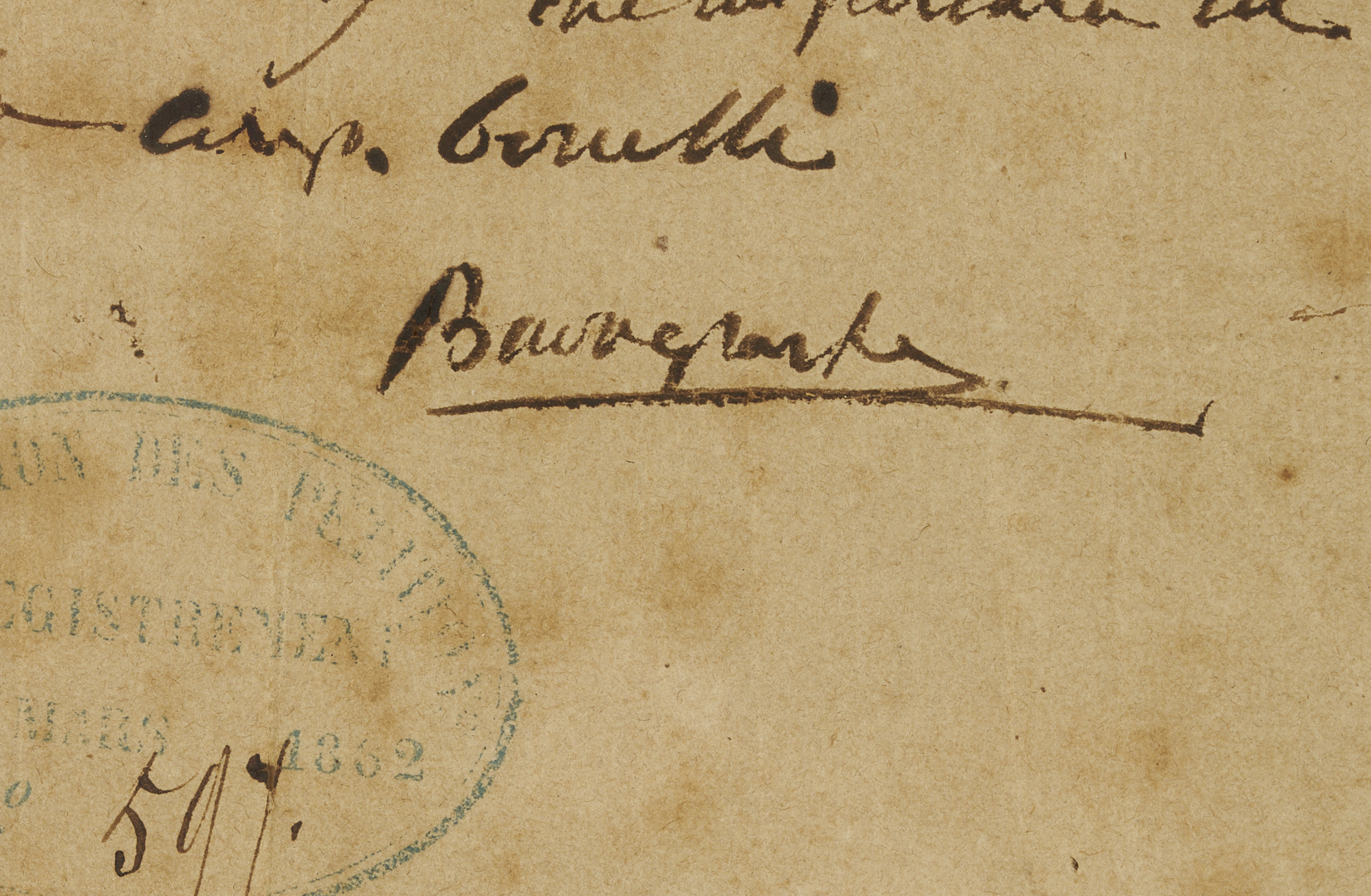 Lot 544: Napoleon Bonaparte Autograph, Framed