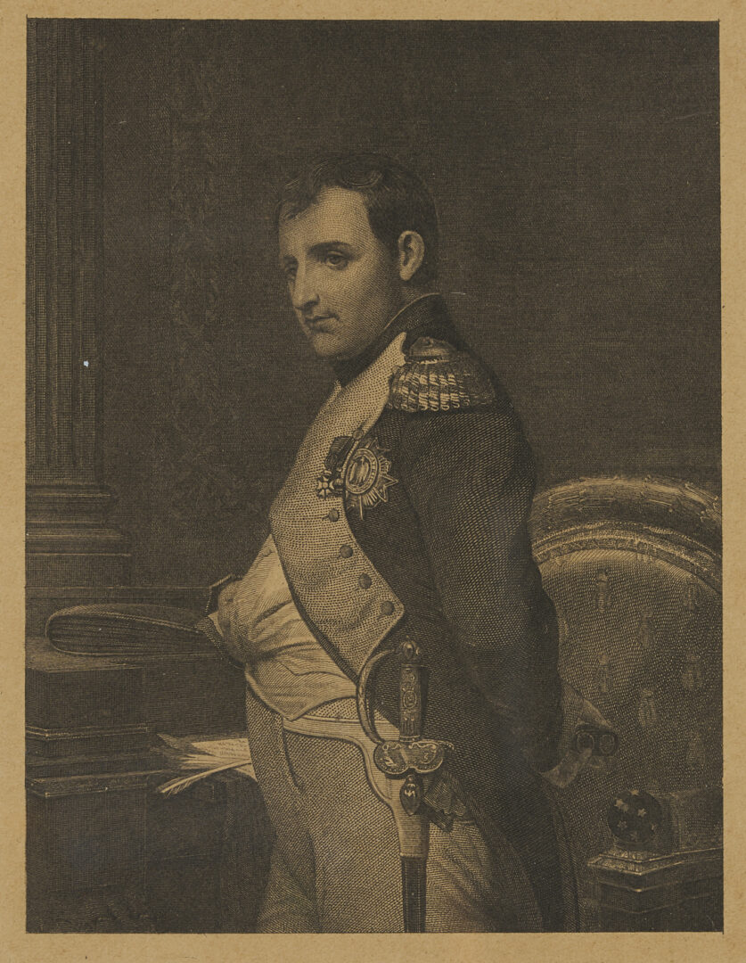 Lot 544: Napoleon Bonaparte Autograph, Framed