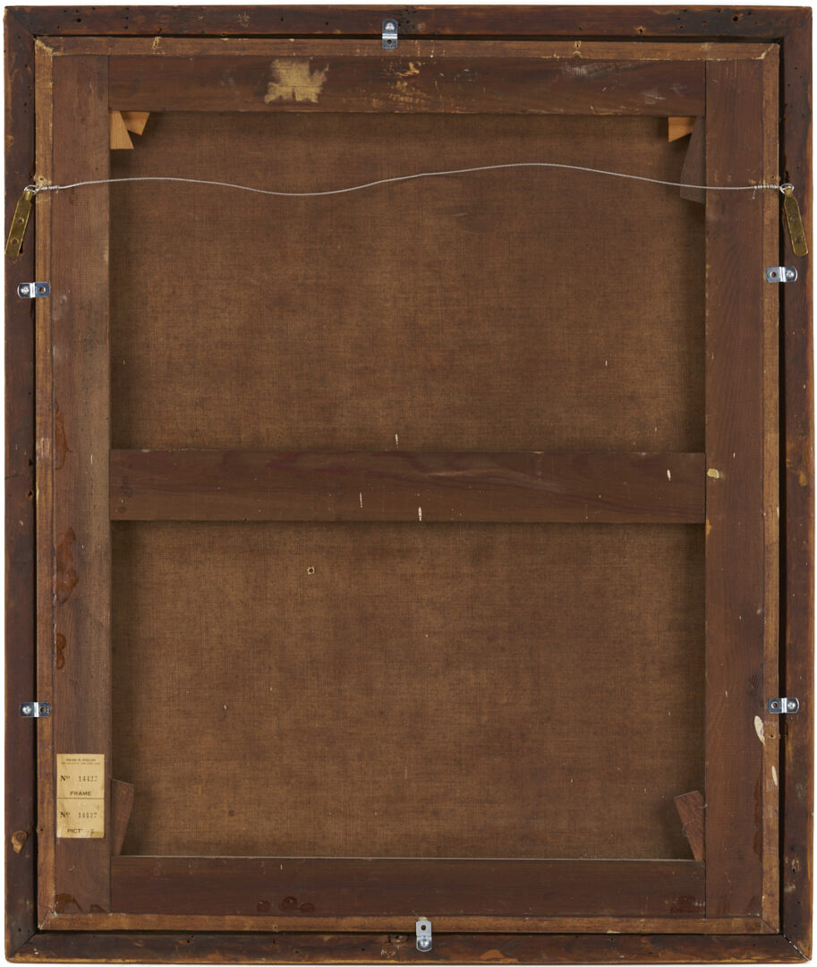 Lot 546: English School O/C Portrait of British Military Officer