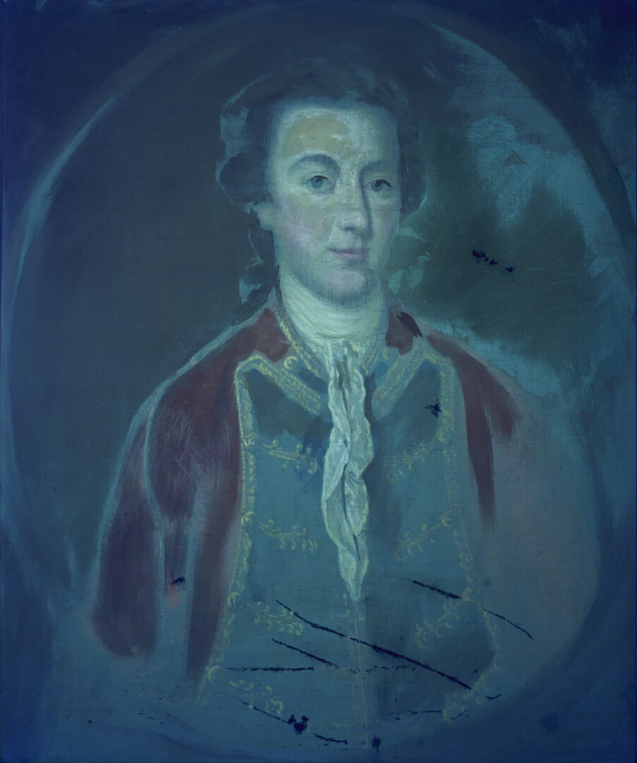 Lot 546: English School O/C Portrait of British Military Officer
