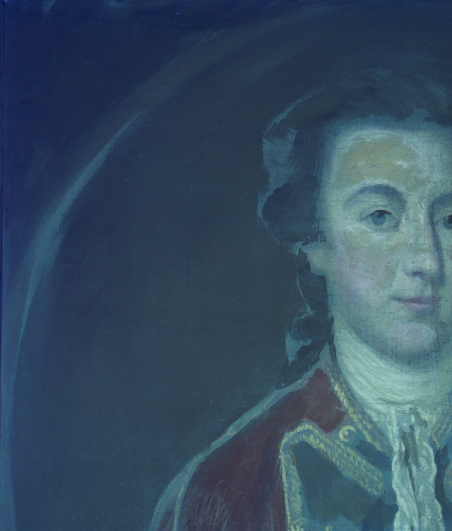Lot 546: English School O/C Portrait of British Military Officer