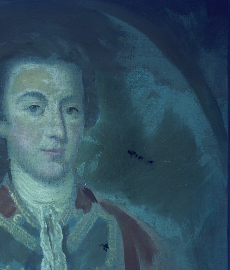 Lot 546: English School O/C Portrait of British Military Officer