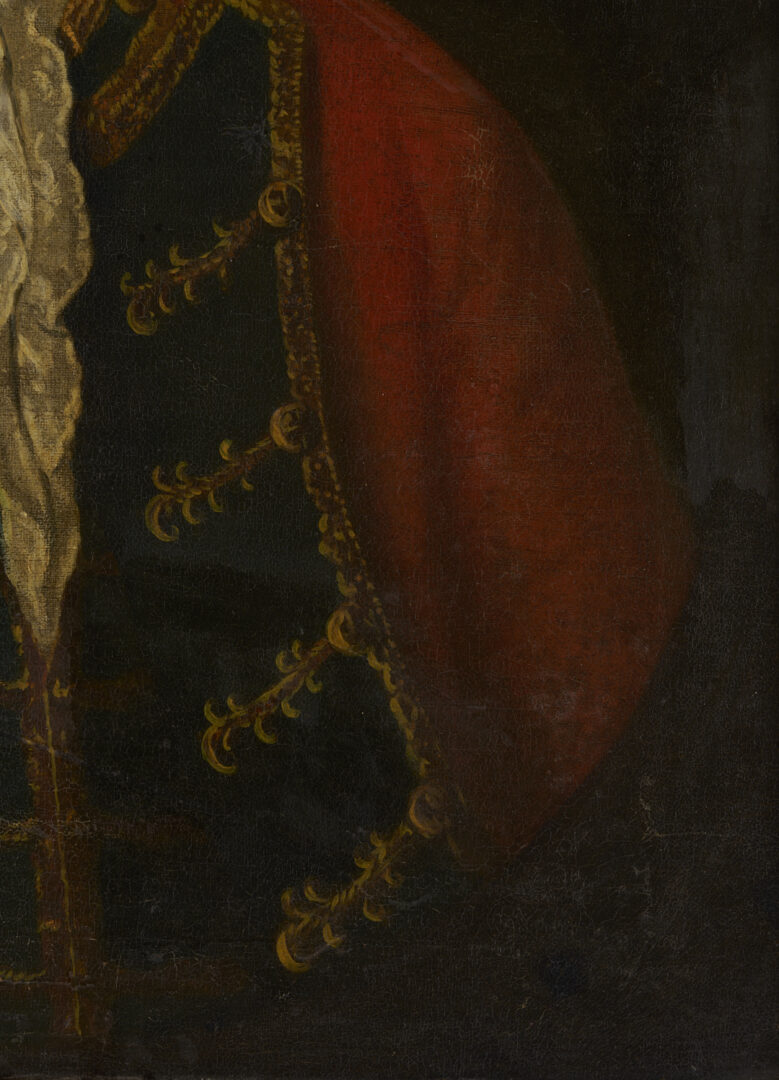 Lot 546: English School O/C Portrait of British Military Officer
