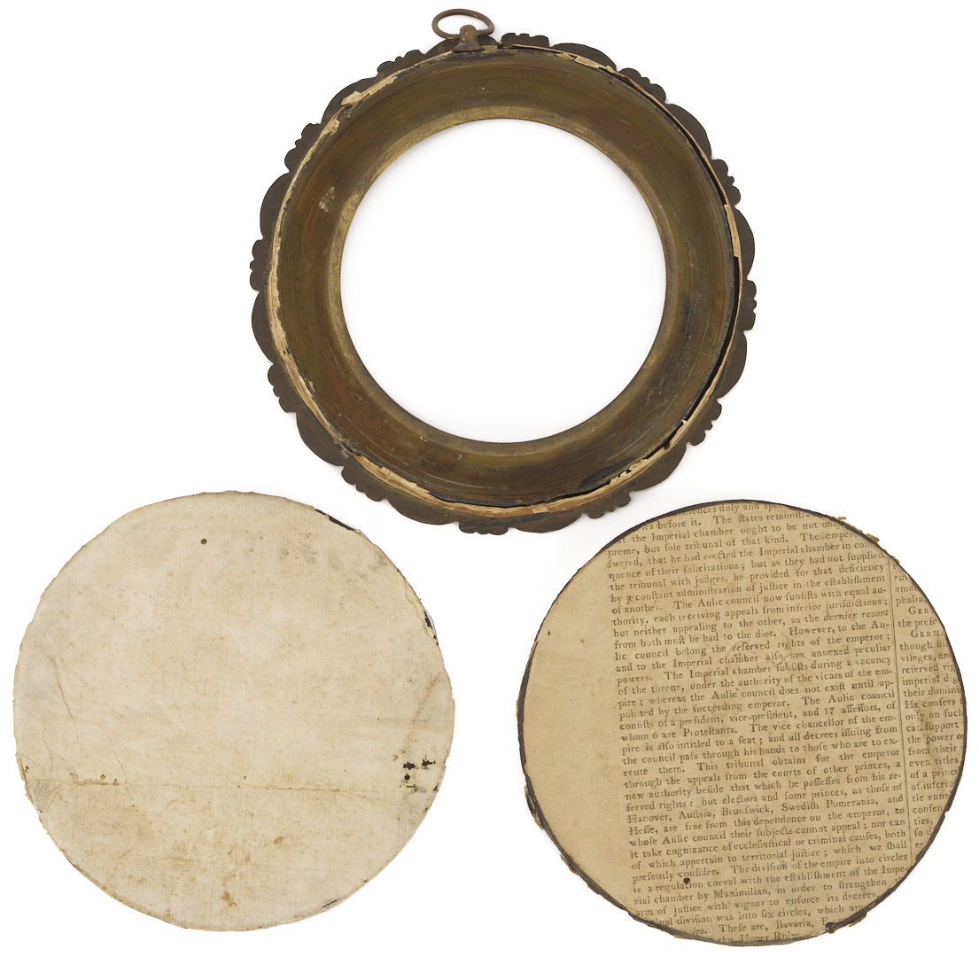 Lot 547: Miniature Portrait of George Washington, 19th C.