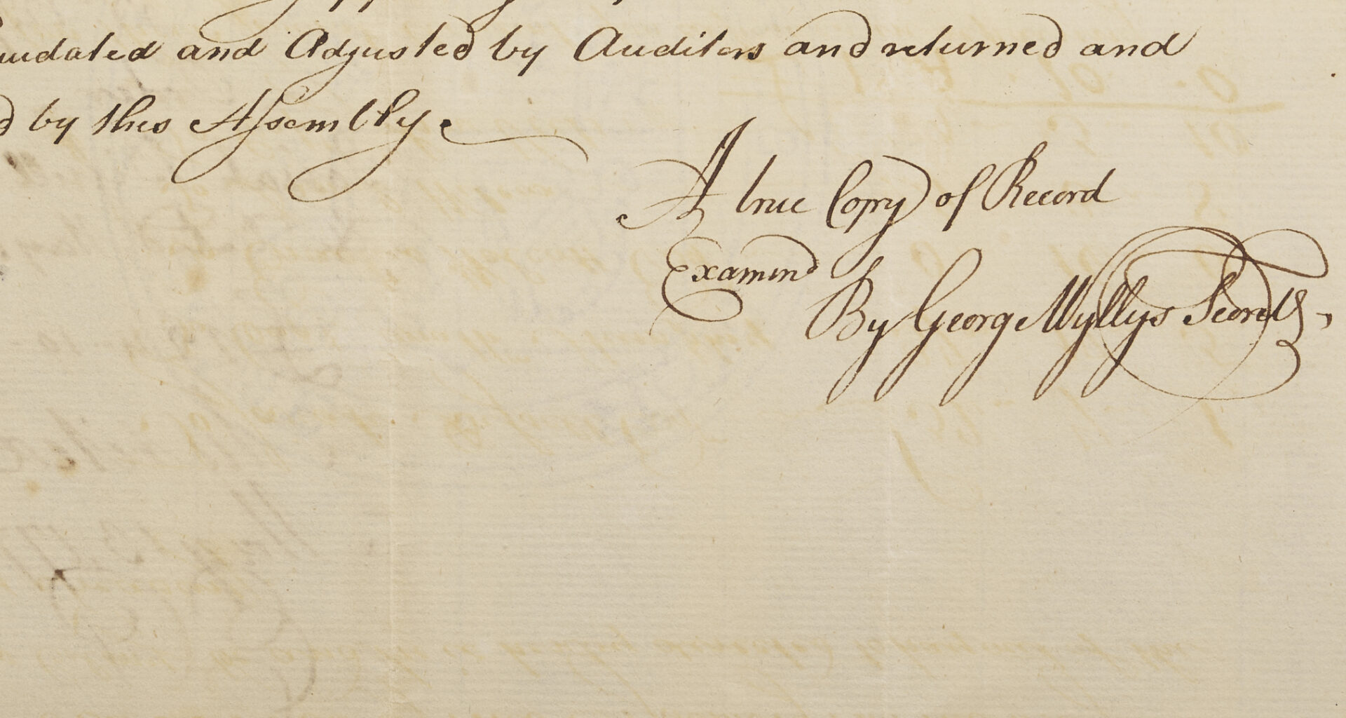 Lot 549: Connecticut Rev. War Archive with Autographs of Williams, Wolcott