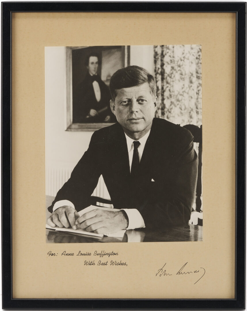 Lot 558: Archive of Milton Buffington, ex-CIA, incl. White House Gavel, Truman & Ford Signed Items