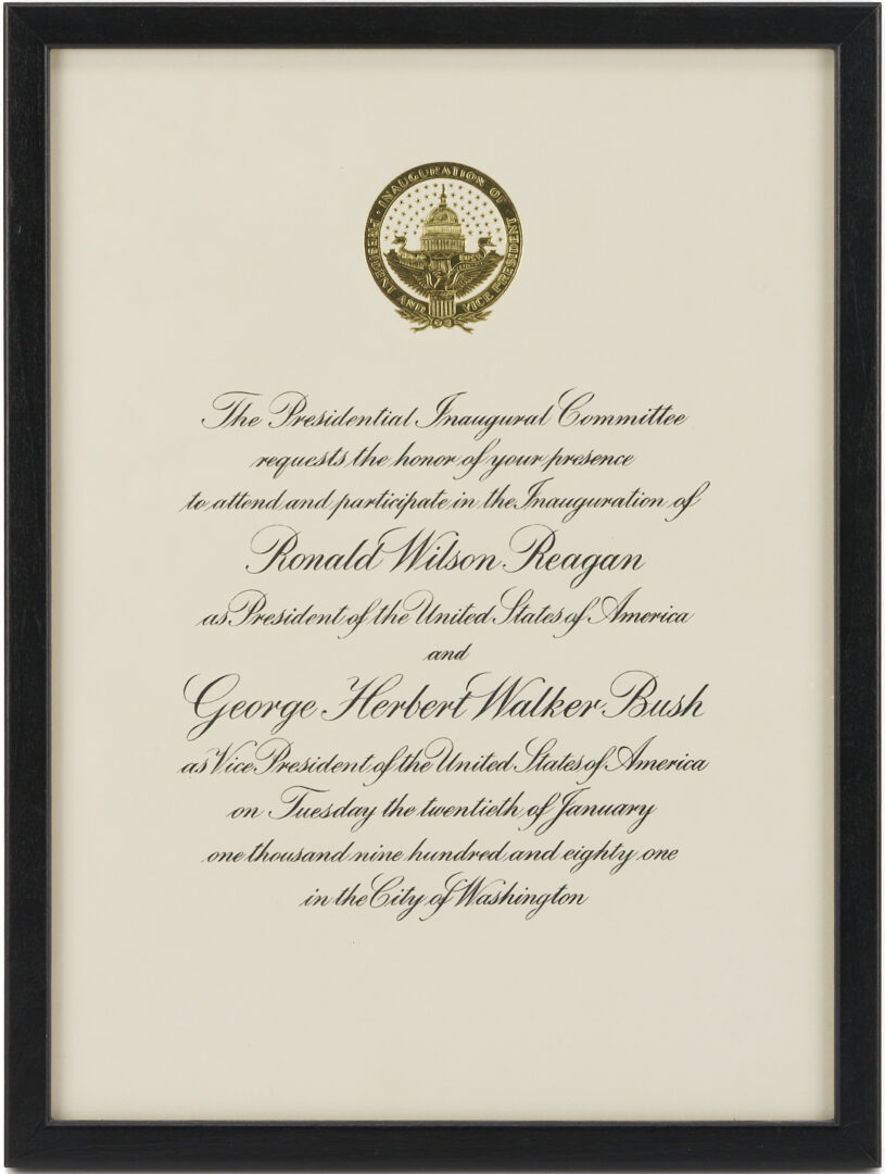 Lot 558: Archive of Milton Buffington, ex-CIA, incl. White House Gavel, Truman & Ford Signed Items