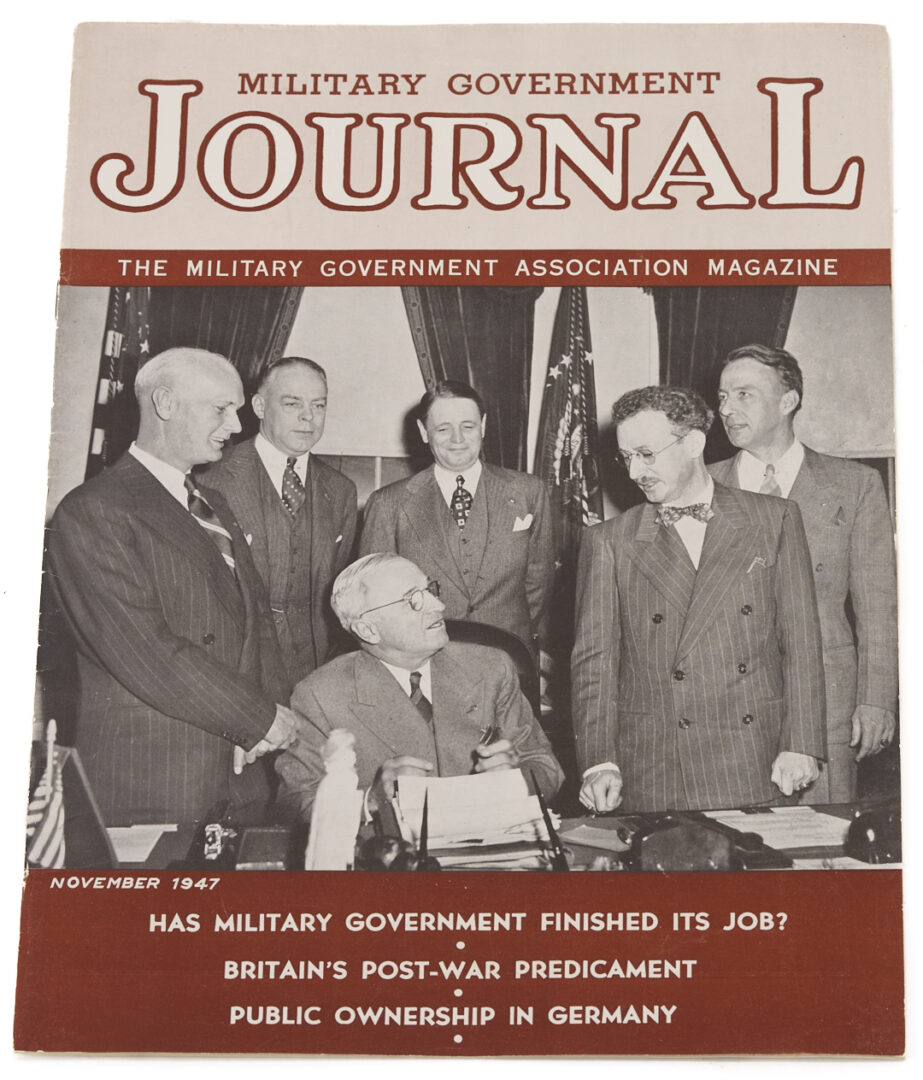Lot 558: Archive of Milton Buffington, ex-CIA, incl. White House Gavel, Truman & Ford Signed Items