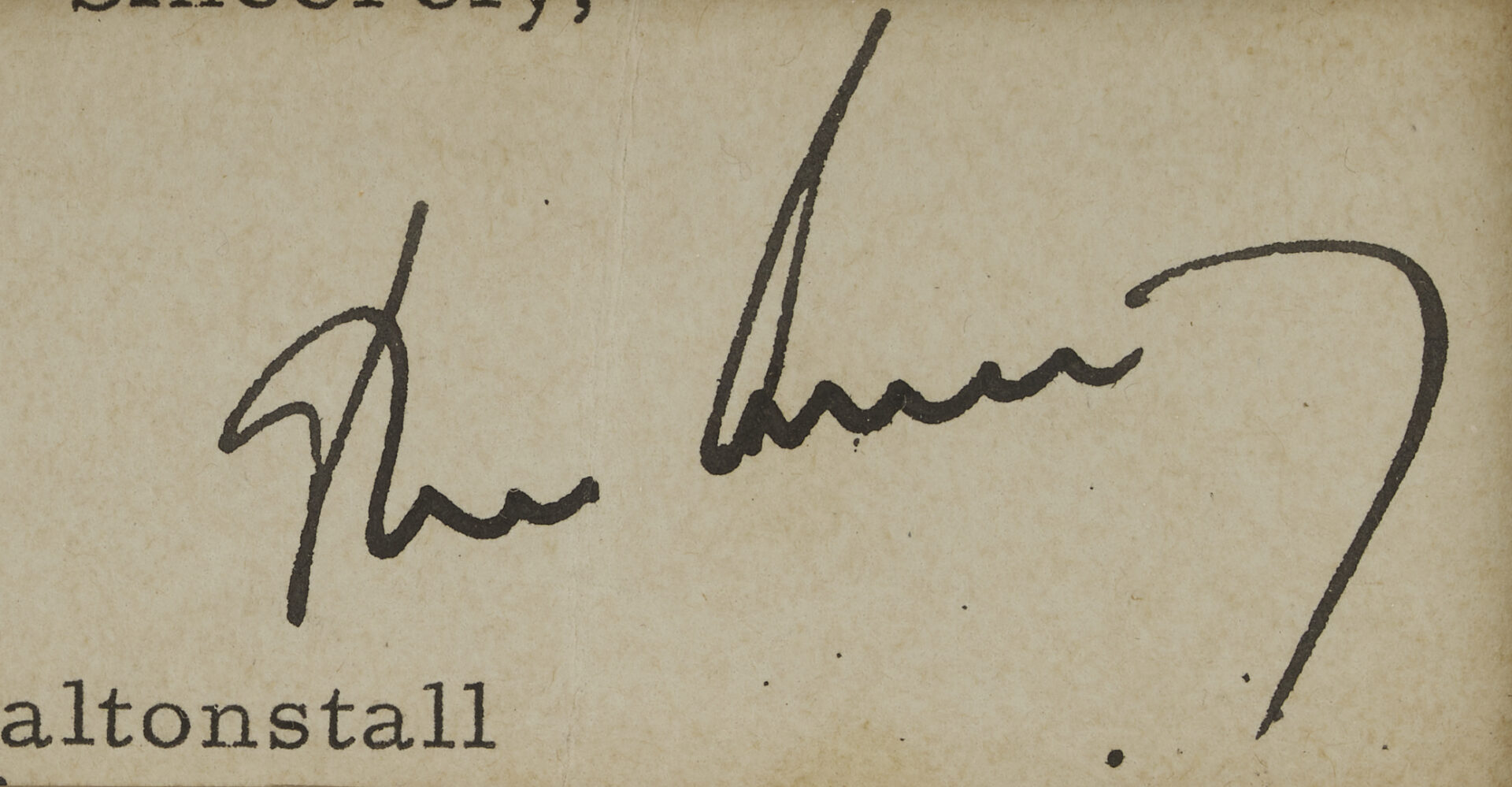 Lot 559: Autograph of John F. Kennedy, U.S. President and Senator, Framed