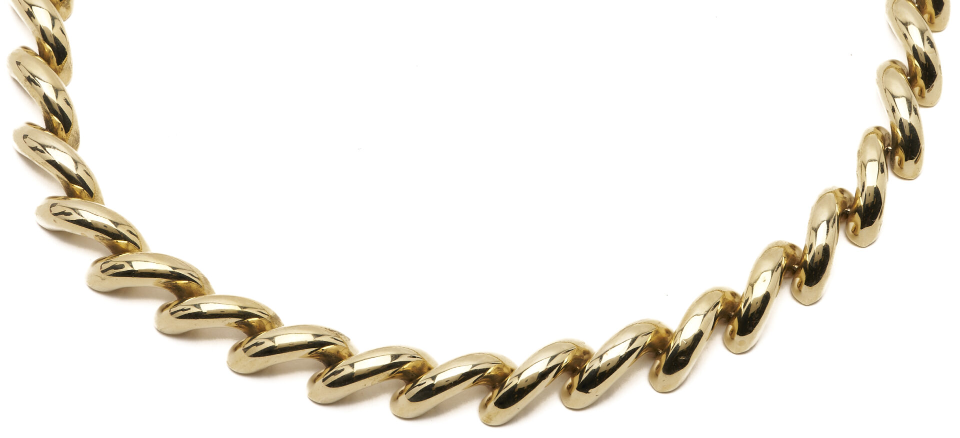 Lot 55: 14K Italian San Marco Necklace